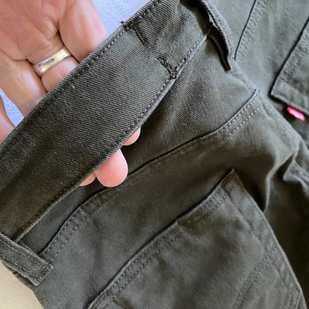 Levi's 511 Men's Commuter Jeans in Olive Green - Picture 8 of 12